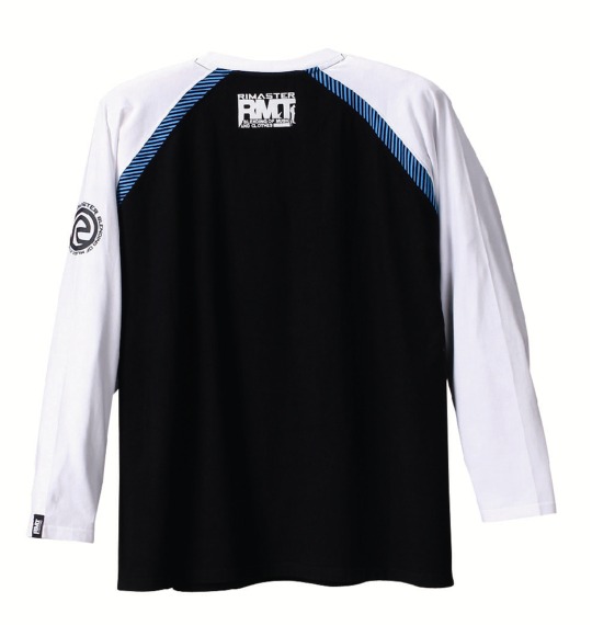 RIMASTER ラグランTシャツ ブラック×ホワイト