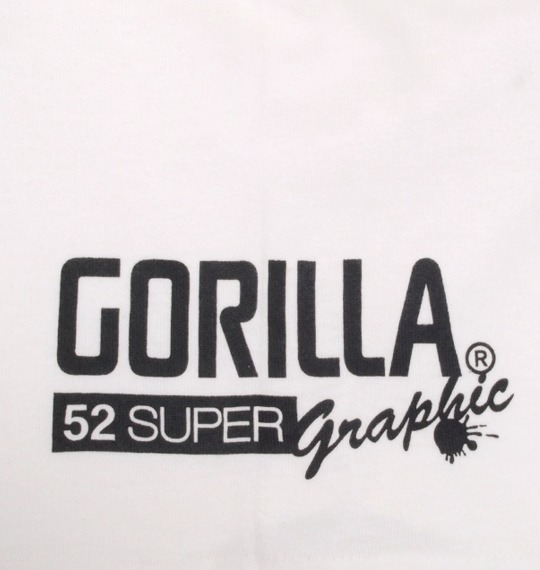 Gorilla Tシャツ(半袖) ホワイト