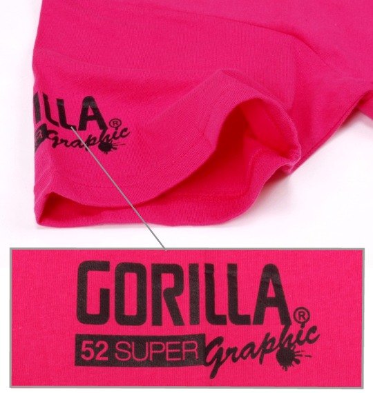 Gorilla Tシャツ(半袖) ショッキングピンク