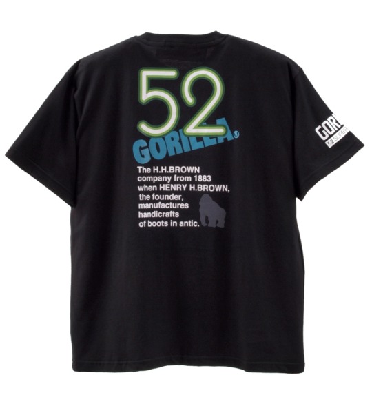 Gorilla Tシャツ(半袖) ブラック