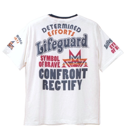 LIFE GUARD Tシャツ半袖 オフホワイト
