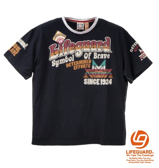 LIFE GUARD Tシャツ半袖 ブラック