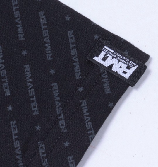 RIMASTER フェイク七分袖Tシャツ ホワイト×ブラック