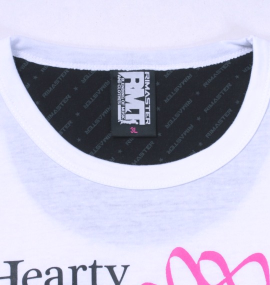 RIMASTER フェイク七分袖Tシャツ ホワイト×ブラック