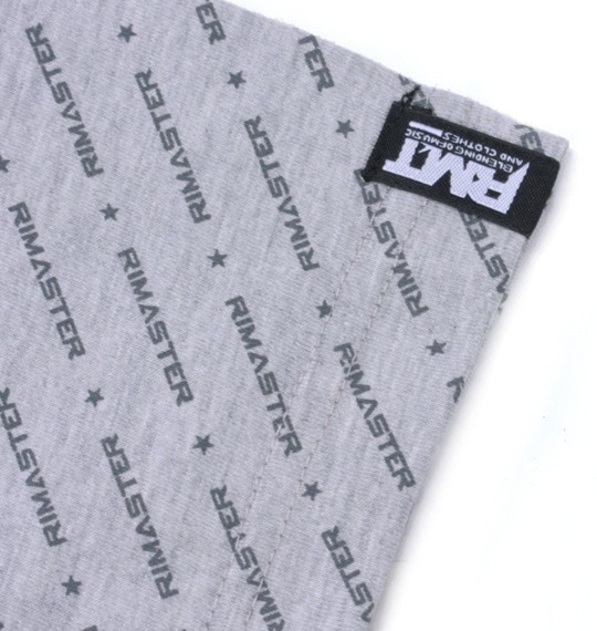 RIMASTER フェイク七分袖Tシャツ ブラック×モクグレー