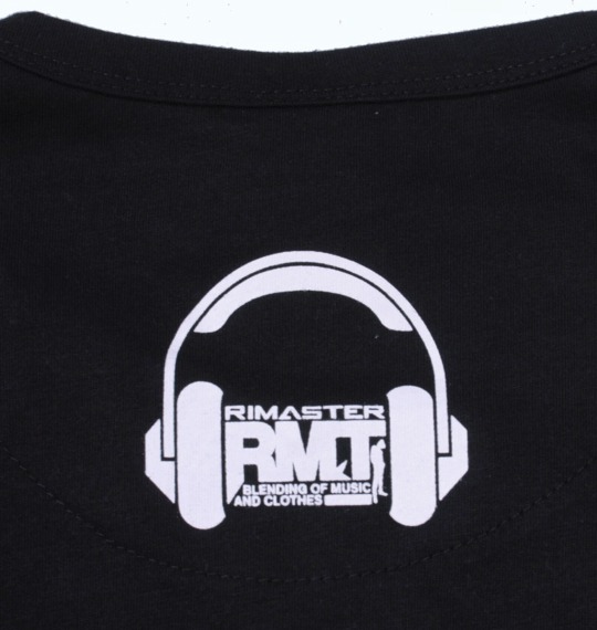 RIMASTER フェイク七分袖Tシャツ ブラック×モクグレー