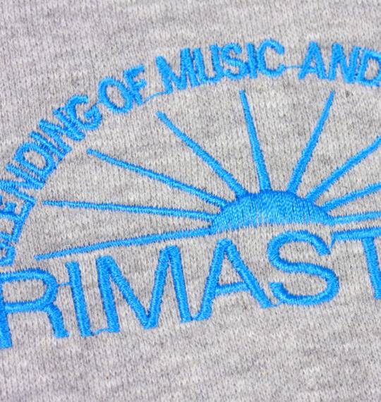 RIMASTER フェイクレイヤードパーカー モクグレー×ブルー