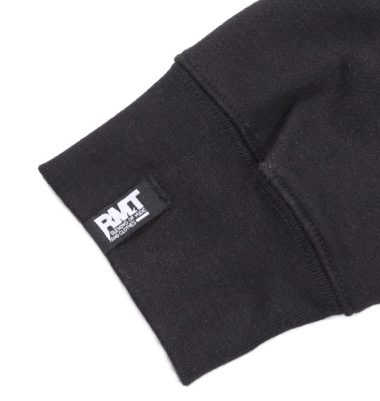 RIMASTER フェイクレイヤードパーカー ブラック×ピンク