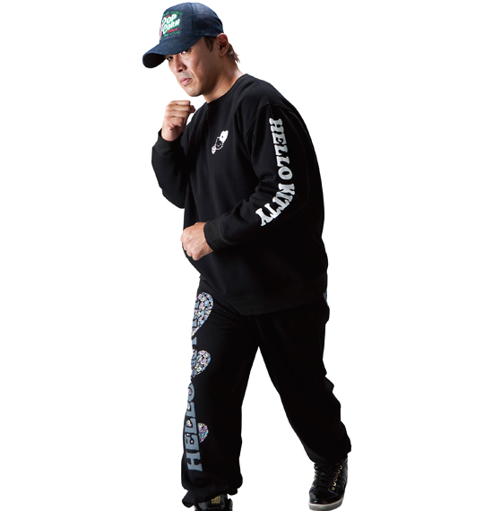 HELLO KITTY トレーナーセット ブラック