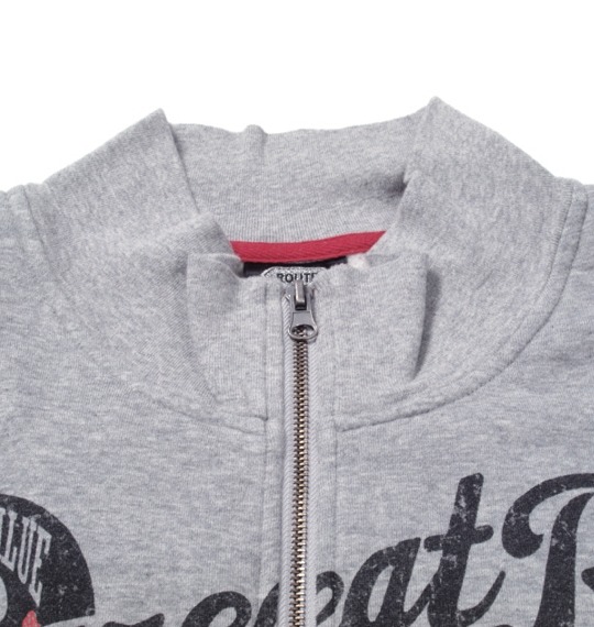 ROUTE66 フルジップジャケット モクグレー