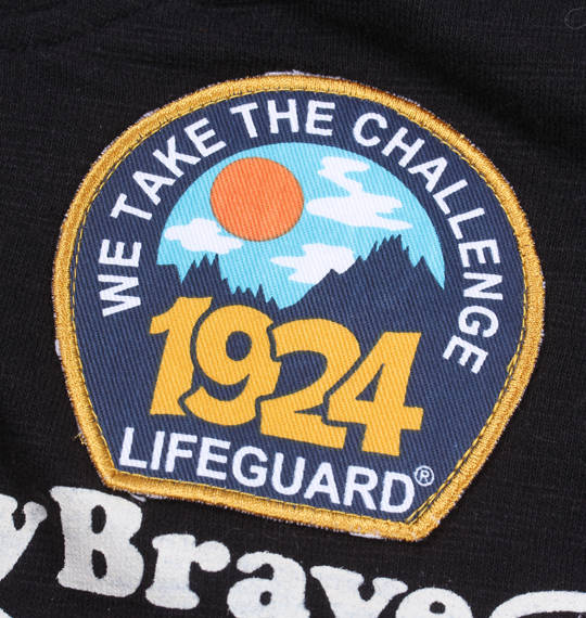 LIFE GUARD 裏ボアフルジップパーカー ブラック
