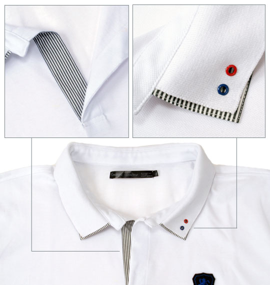 Pincponc ポロシャツ(半袖) ホワイト