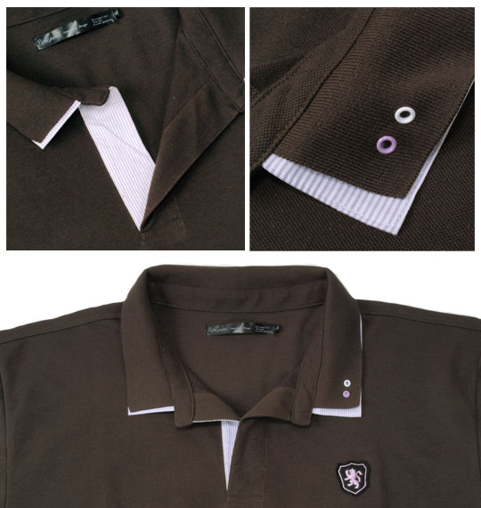 Pincponc ポロシャツ(半袖) ブラウン