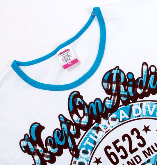 kailua Bay ジップパーカー+Tシャツ半袖 ホワイト×ホワイト