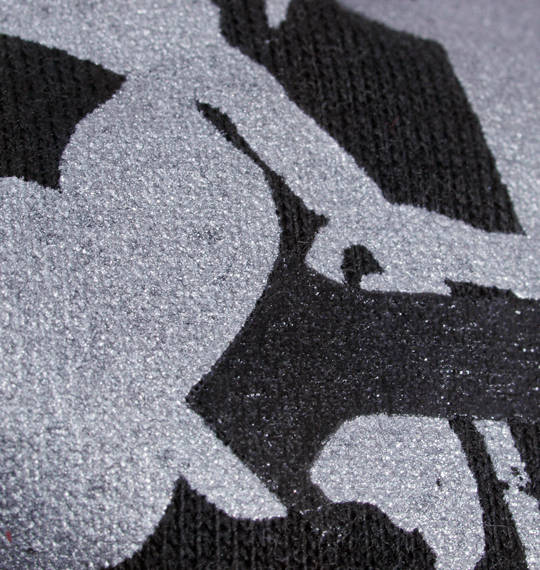 WILD LIFE フェイクVネックTシャツ ブラック