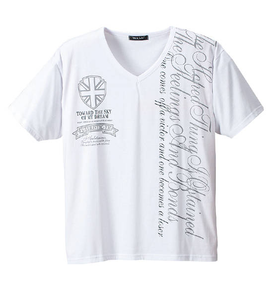 WILD LIFE ジップパーカー+VT半袖 ブラック×ホワイト