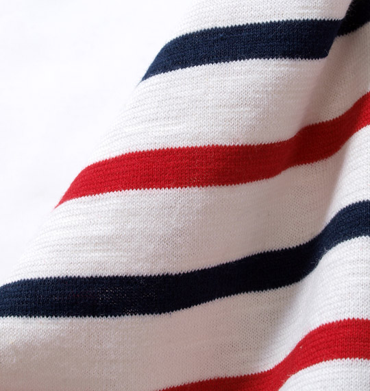 Pincponc フェイクボーダーTシャツ(長袖) オフホワイト