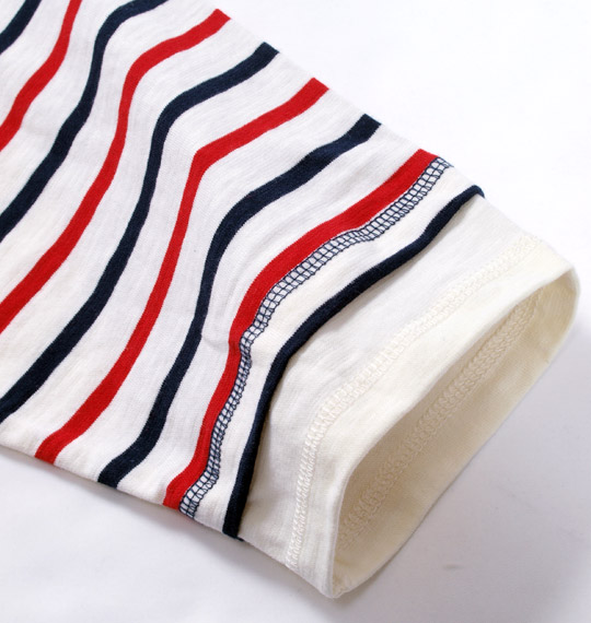 Pincponc フェイクボーダーTシャツ(長袖) オフホワイト