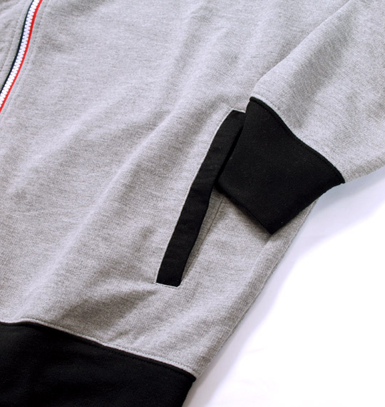 Pincponc フルジップパーカー モクグレー