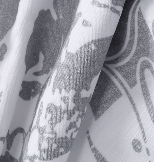 WILD LIFE ベロア切替長袖ジャージ+半袖Tシャツ ホワイト×ブラック