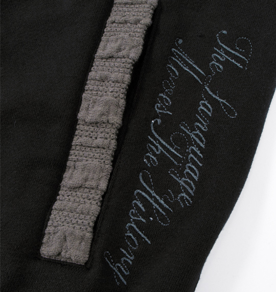 EUROYAL ショールカラーブルゾン ブラック