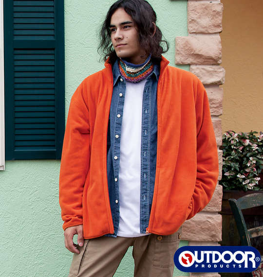 OUTDOOR PRODUCTS フリースジャケット オレンジ