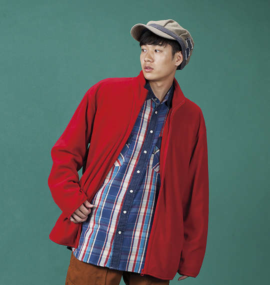 OUTDOOR PRODUCTS フリースジャケット レッド