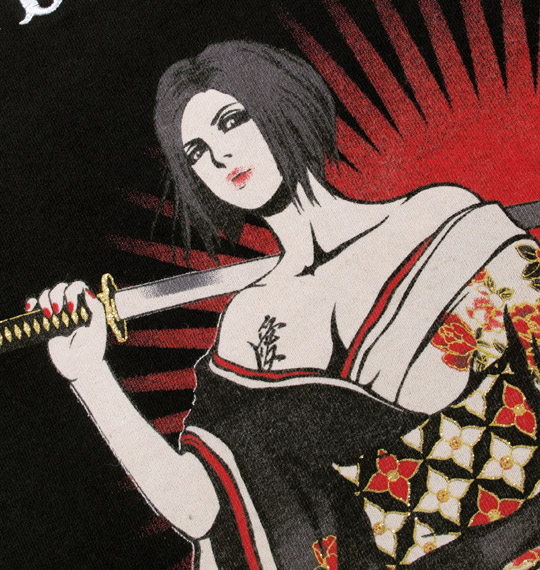 絡繰魂抜刀娘 Tシャツ ブラック