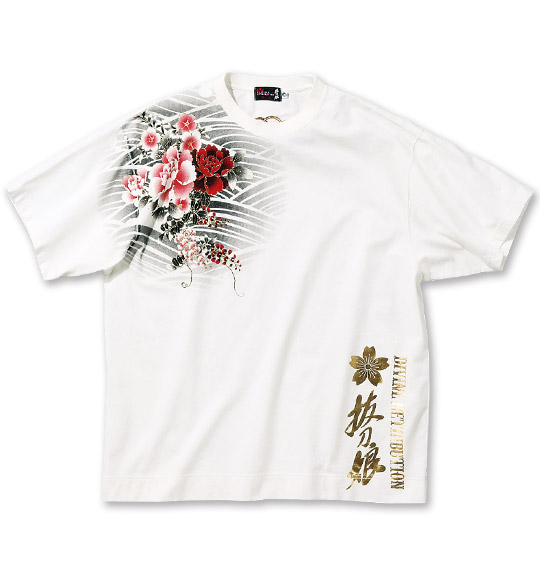 絡繰魂抜刀娘 穂乃花演武Tシャツ(半袖) オフホワイト