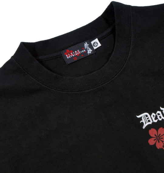 絡繰魂抜刀娘 決闘Tシャツ(半袖) ブラック