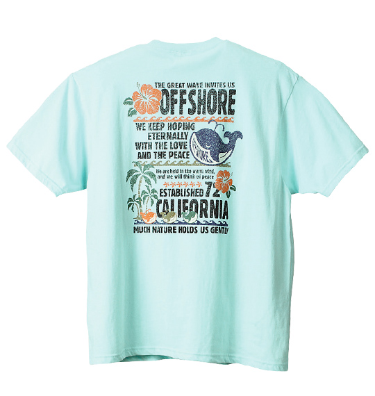OFF SHORE Tシャツ(半袖) サックス