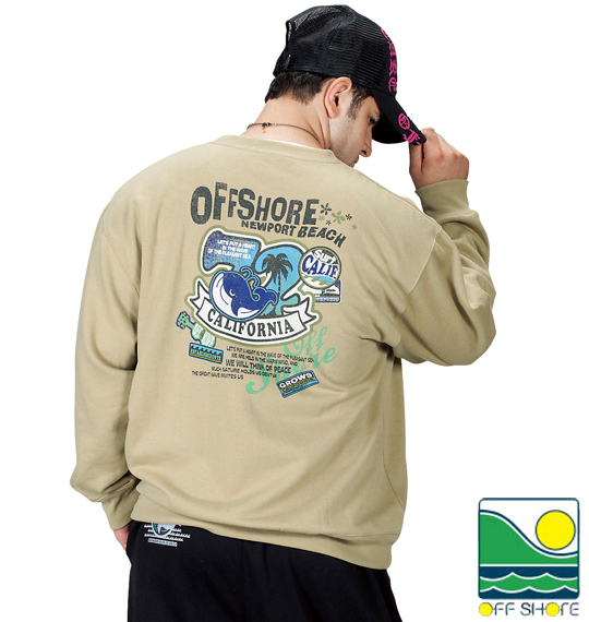 OFF SHORE クルートレーナー ベージュ