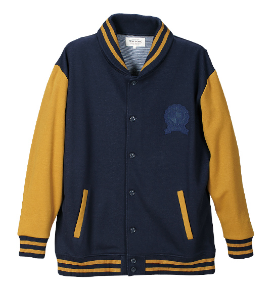 Pincponc カットカルゼスタジャン ネイビー×キャメル
