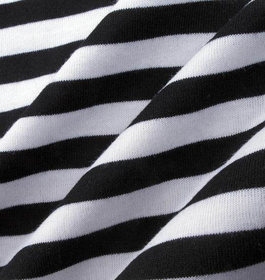 Mc.S.P ボーダー半袖Tシャツ ホワイト×ブラック