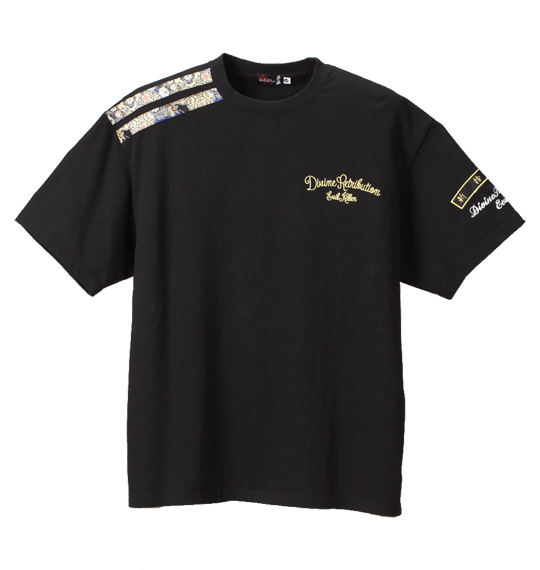絡繰魂抜刀娘 一華&穂乃花半袖Tシャツ ブラック