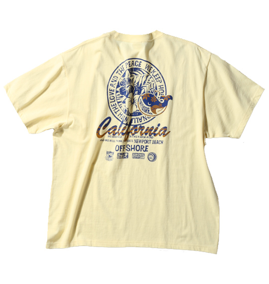 OFF SHORE 半袖Tシャツ クリーム