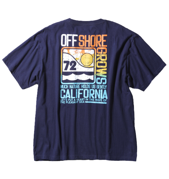 OFF SHORE 半袖Tシャツ ネイビー
