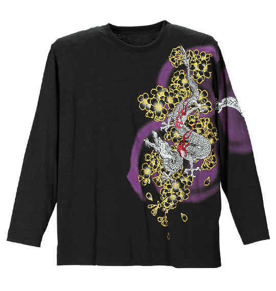 絡繰魂 長袖Tシャツ ブラック