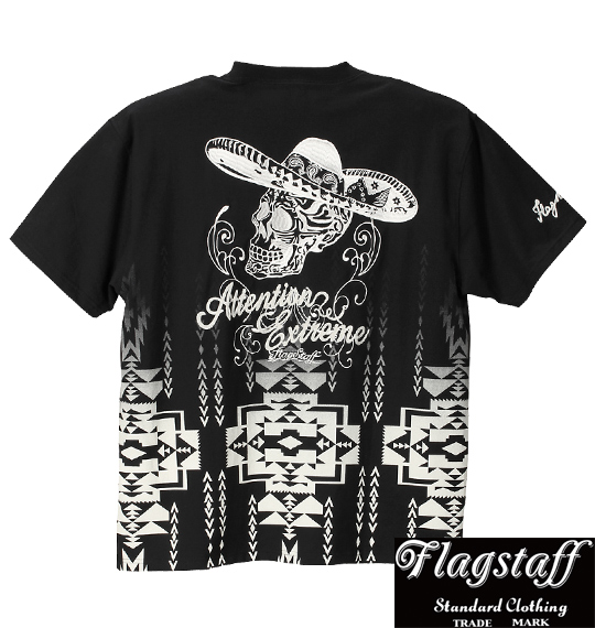 FLAGSTAFF Tシャツ(半袖) ブラック