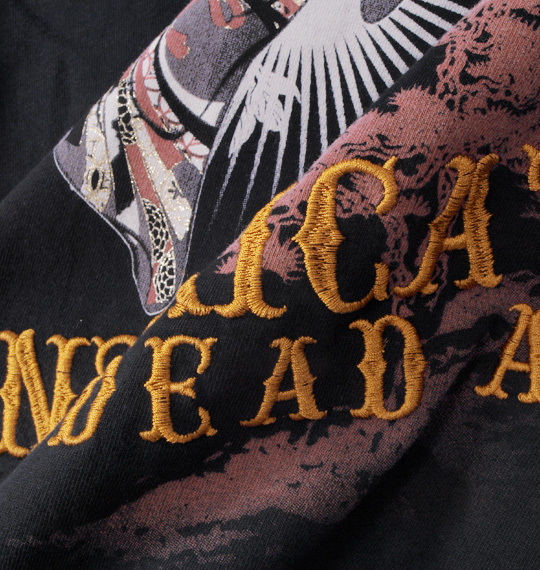 絡繰魂抜刀娘 Tシャツ半袖 ブラック