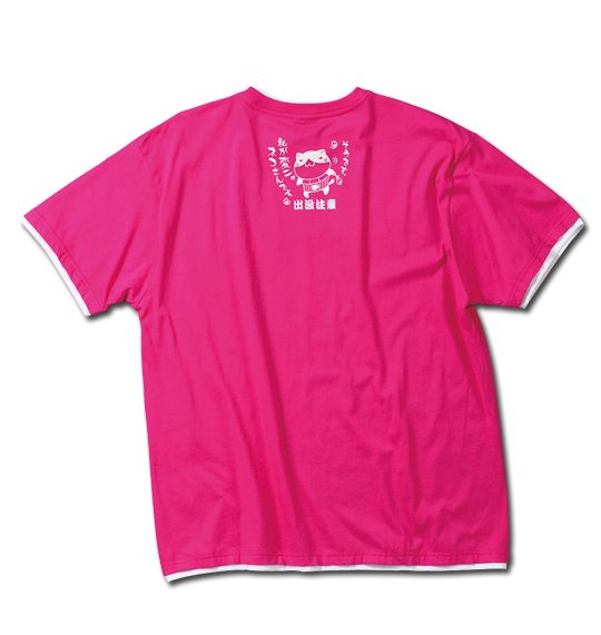 NECOBUCHI-SAN(ネコブチサン) 半袖Tシャツ ピンク