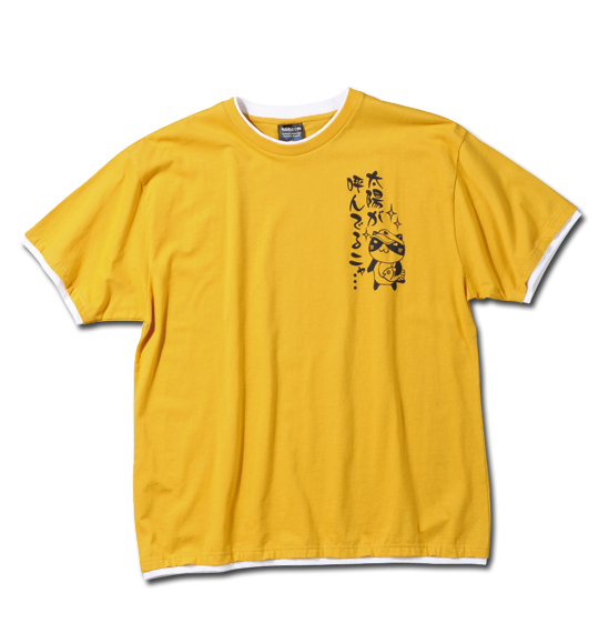 NECOBUCHI-SAN(ネコブチサン) 半袖Tシャツ イエロー
