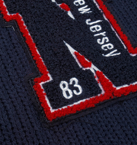 Greengates カウチンセーター ネイビー