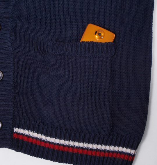 Greengates カウチンセーター ネイビー