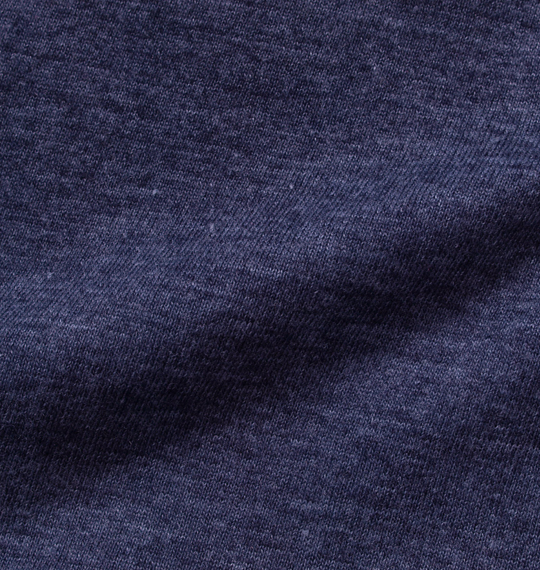 豊天 フェイクレイヤード長袖Tシャツ ネイビー×チャコール