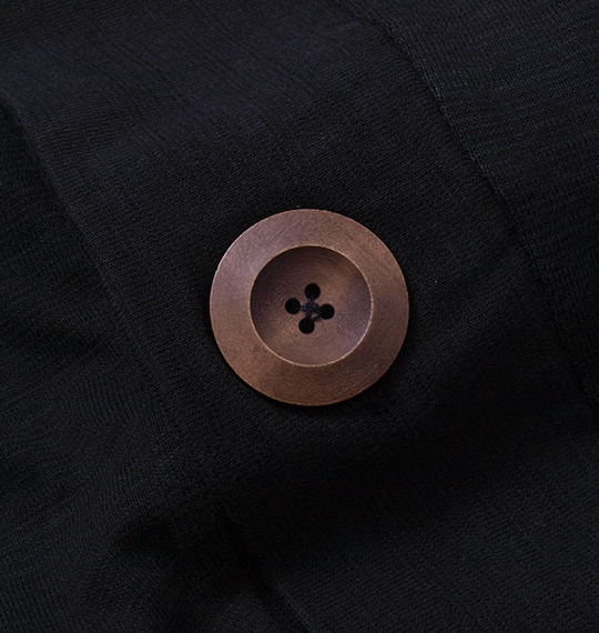 豊天 なごみカーディガン ブラック