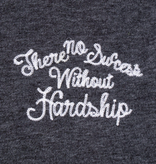 launching pad ミニ裏毛Vカーディガン チャコール杢