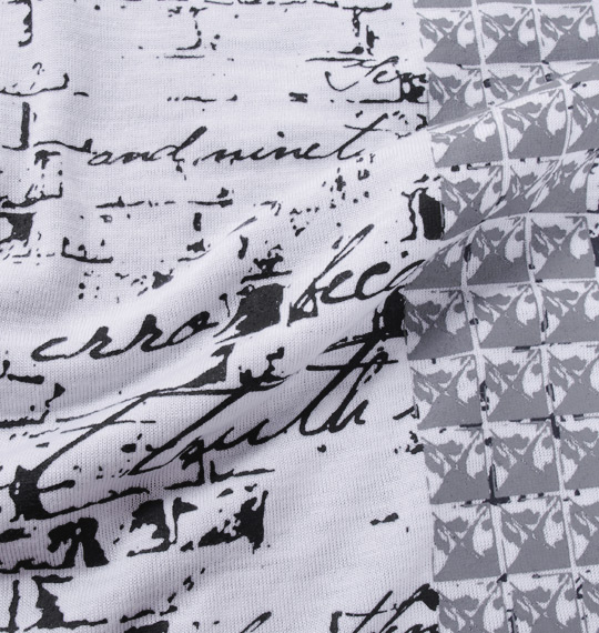 launching pad フェイクフードカーデ+長袖Tシャツ ライトブラウン×ホワイト