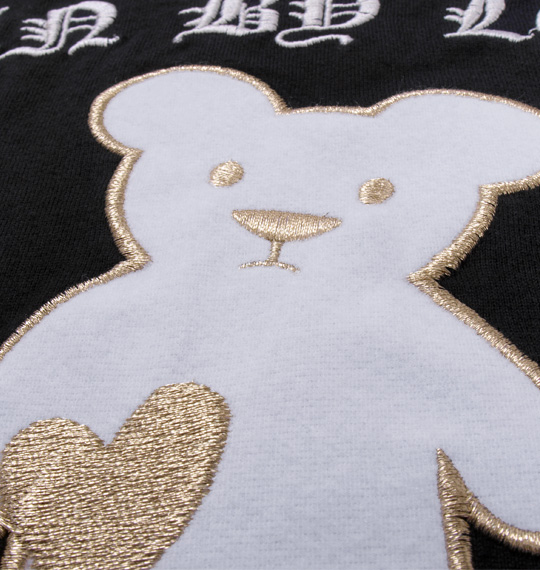 GLADIATE 刺繍半袖Tシャツ ブラック