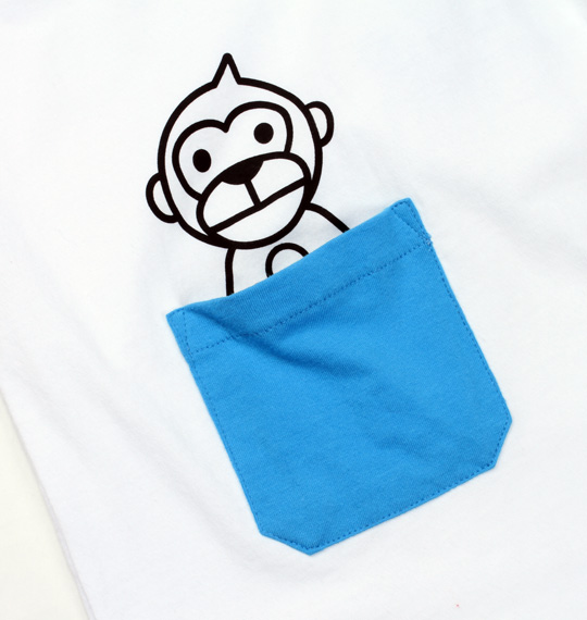 UITTG ポケット付半袖Tシャツ ホワイト